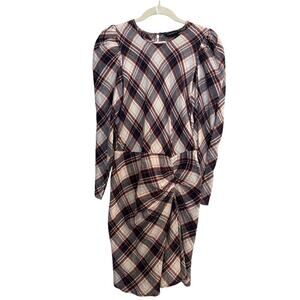 Veronica Beard Jeans Flannel Soft Plaid Dress Size 6